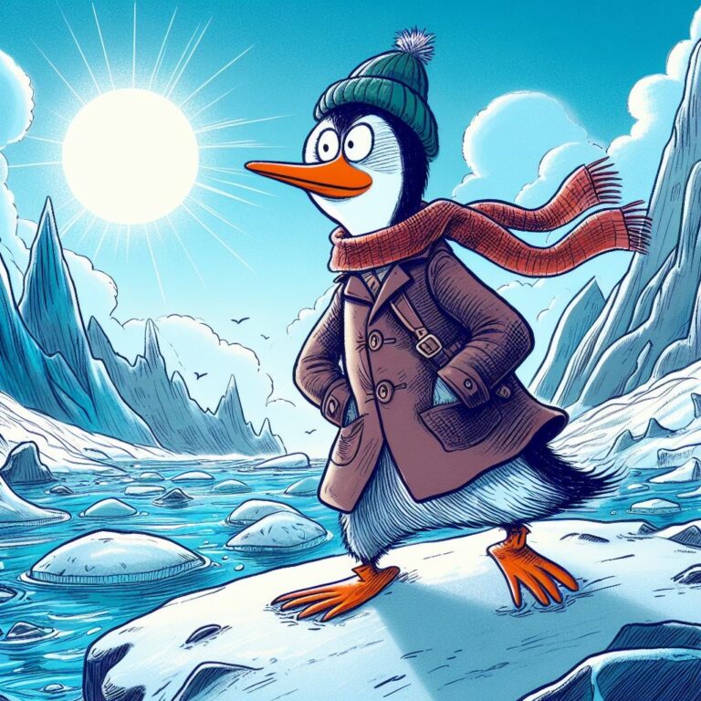 The Brave Little Penguin’s Icy Adventure